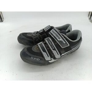 Shimano SH-M075 SPD MTB Mountain Cycling Shoes Mens EU 41 US 7.6 Black Cleats s3